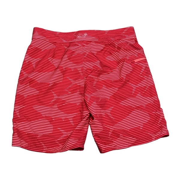 Men's Vineyard Vines 33 Swim Shorts Trunks Board Hybrid Red Pink Drawstring EUC - Picture 5 of 9